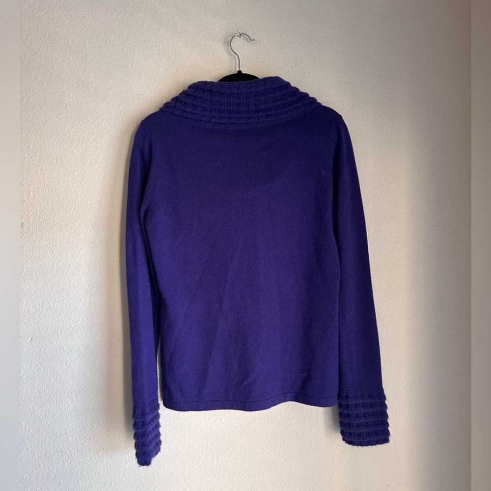 VTG Worth Cashmere blend Cowl Neck Sweater - image 2