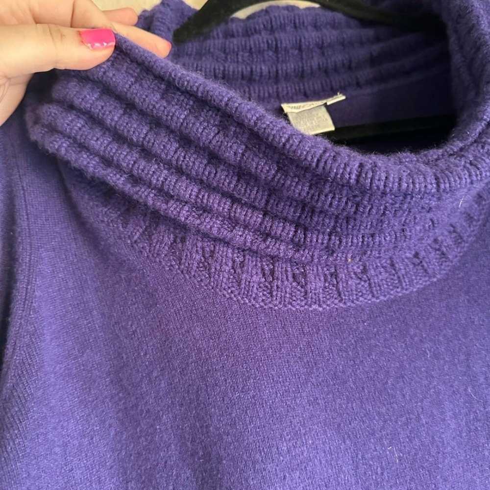 VTG Worth Cashmere blend Cowl Neck Sweater - image 5