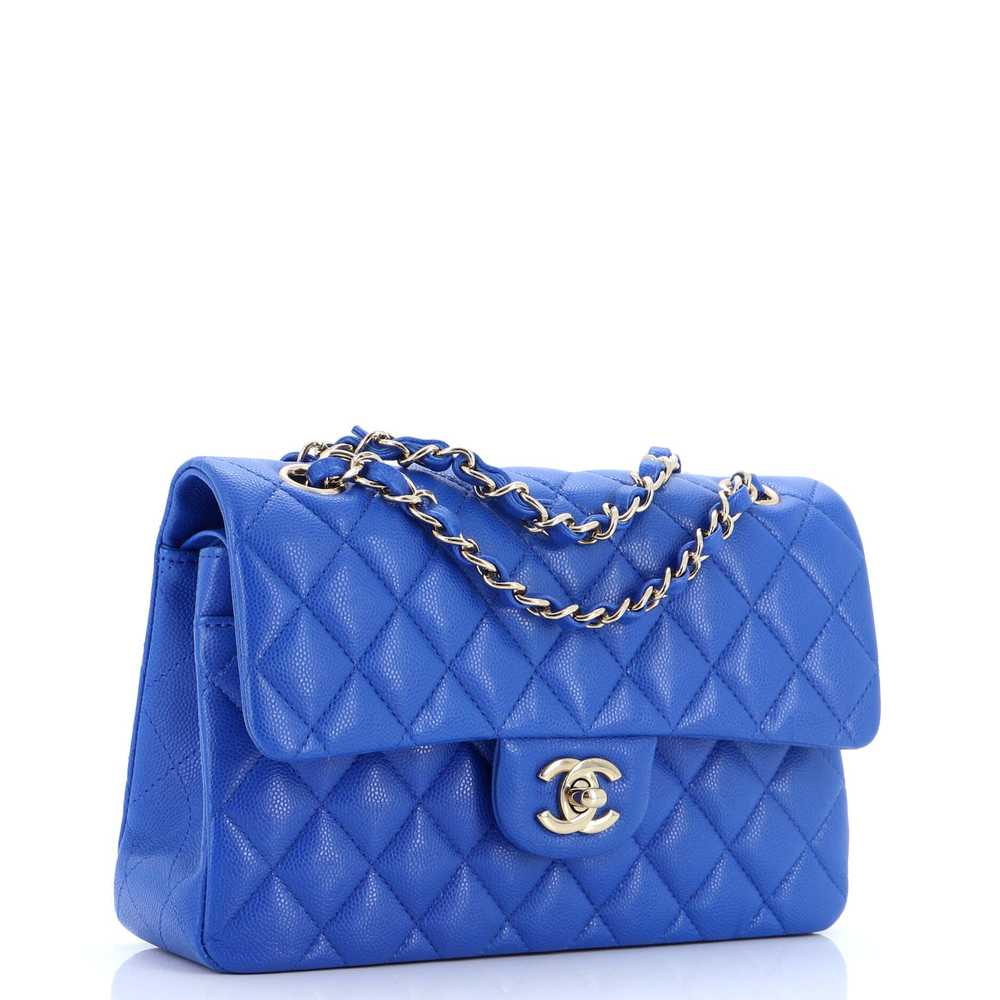 CHANEL Classic Double Flap Bag Quilted Caviar Sma… - image 2