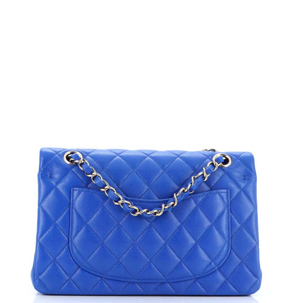CHANEL Classic Double Flap Bag Quilted Caviar Sma… - image 3
