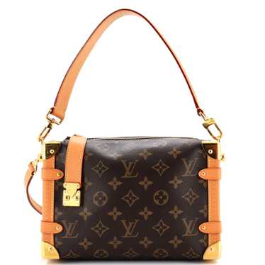 Louis Vuitton Side Trunk Handbag Monogram Canvas … - image 1