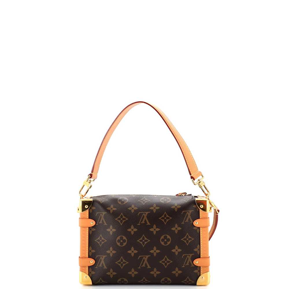 Louis Vuitton Side Trunk Handbag Monogram Canvas … - image 3