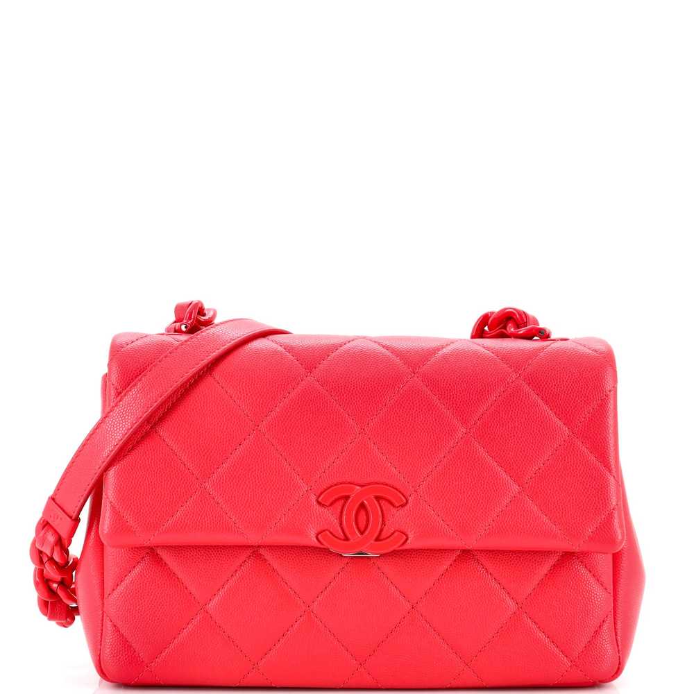 CHANEL My Everything Flap Bag Quilted Caviar Medi… - image 1