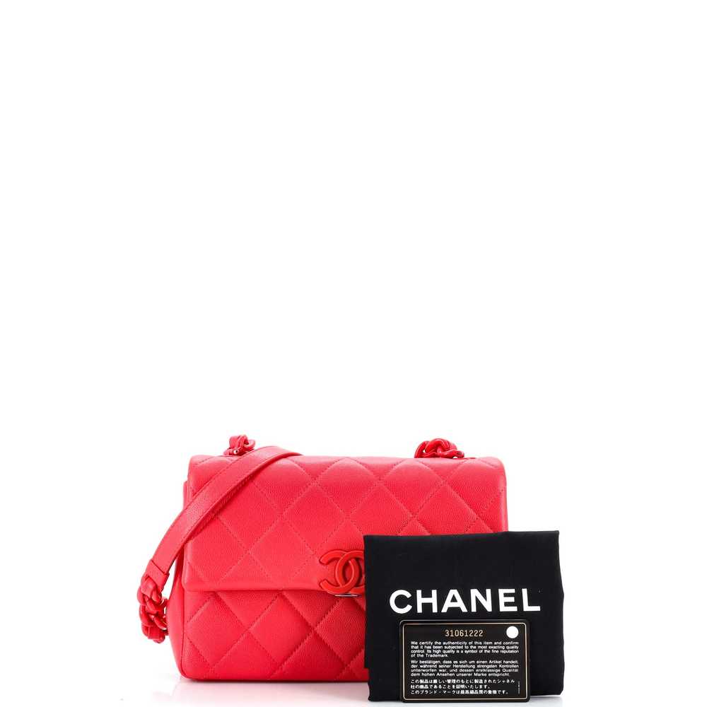 CHANEL My Everything Flap Bag Quilted Caviar Medi… - image 2