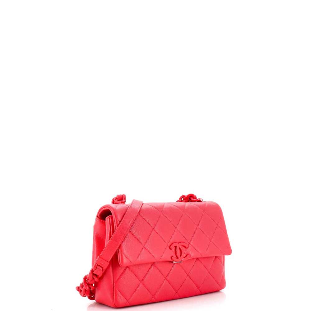 CHANEL My Everything Flap Bag Quilted Caviar Medi… - image 3