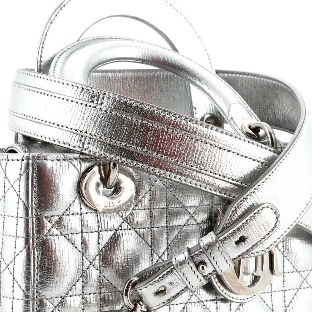 Christian Dior My ABCDior Lady Dior Bag Metallic … - image 6
