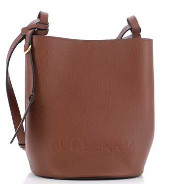 Burberry Lorne Bucket Bag Leather Small