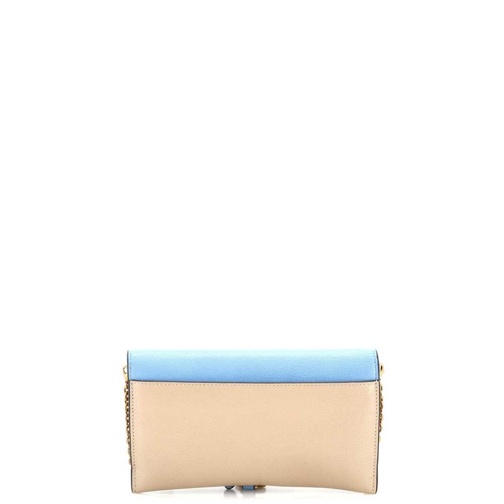 Christian Dior Saddle Chain Wallet Leather - image 4