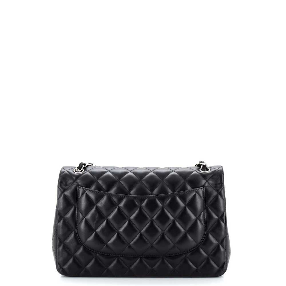 CHANEL Classic Double Flap Bag Quilted Lambskin J… - image 3