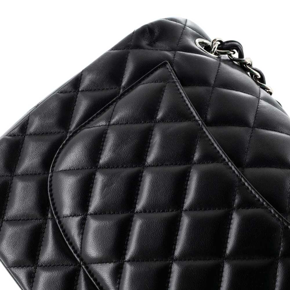 CHANEL Classic Double Flap Bag Quilted Lambskin J… - image 6