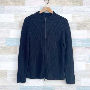Mariele Waithe Cashmere Zip Sweater Jacket Black … - image 1