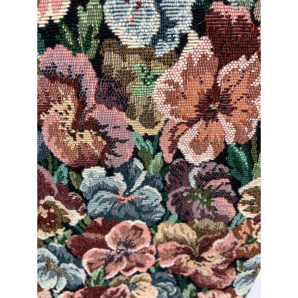 Orvis Vintage Floral Tapestry Multicolor Vest Siz… - image 3