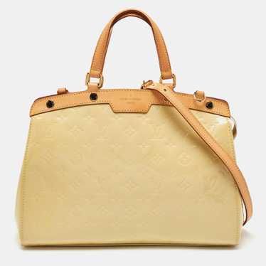 LOUIS VUITTON Citrine Monogram Vernis Brea MM Bag - image 1