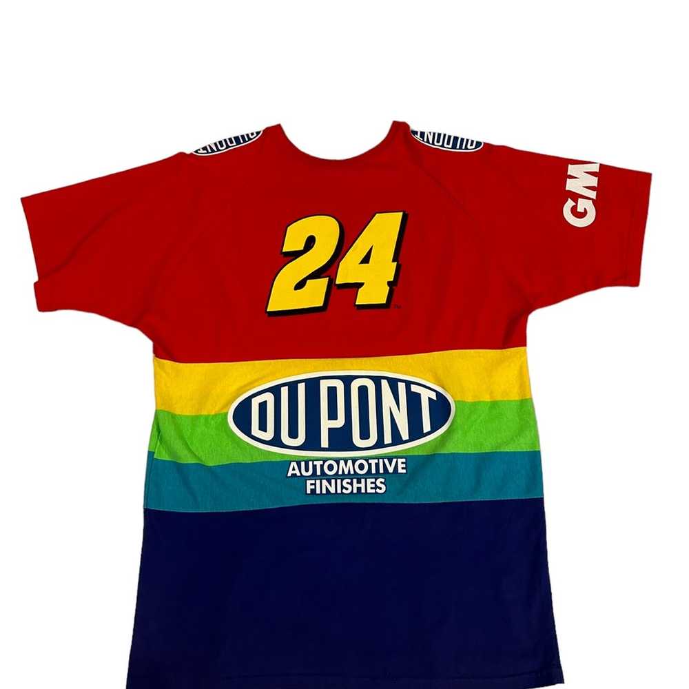Vtg Jeff Gordon AOP Racing Shirt - image 2