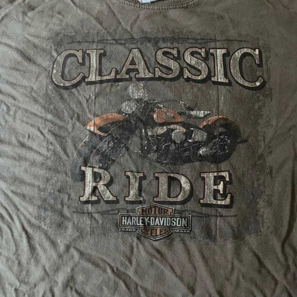 Vintage Harley, Davison T-shirt North Carolina - image 3