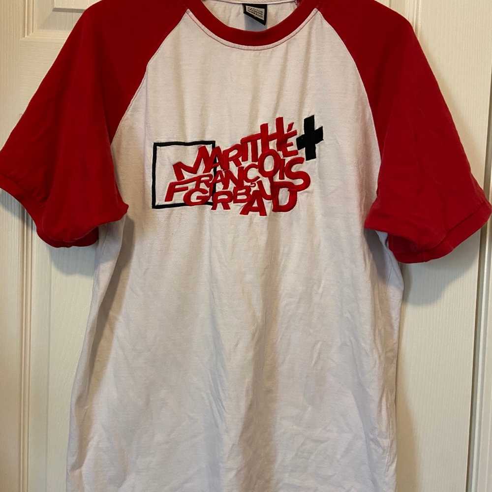 Vintage Y2K Marithe Francois Logo Red And White S… - image 1