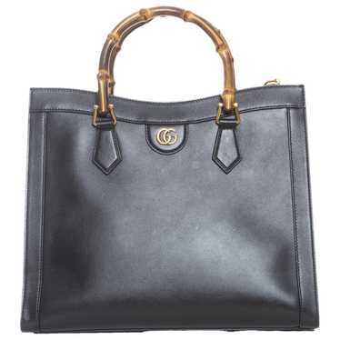 Gucci Diana Bamboo leather handbag - image 1