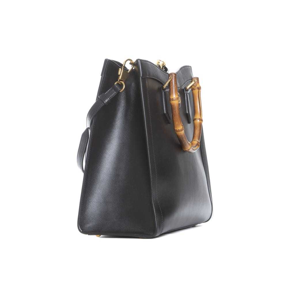 Gucci Diana Bamboo leather handbag - image 2