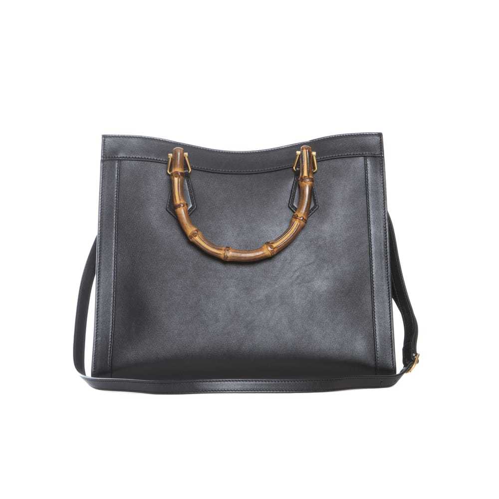 Gucci Diana Bamboo leather handbag - image 3