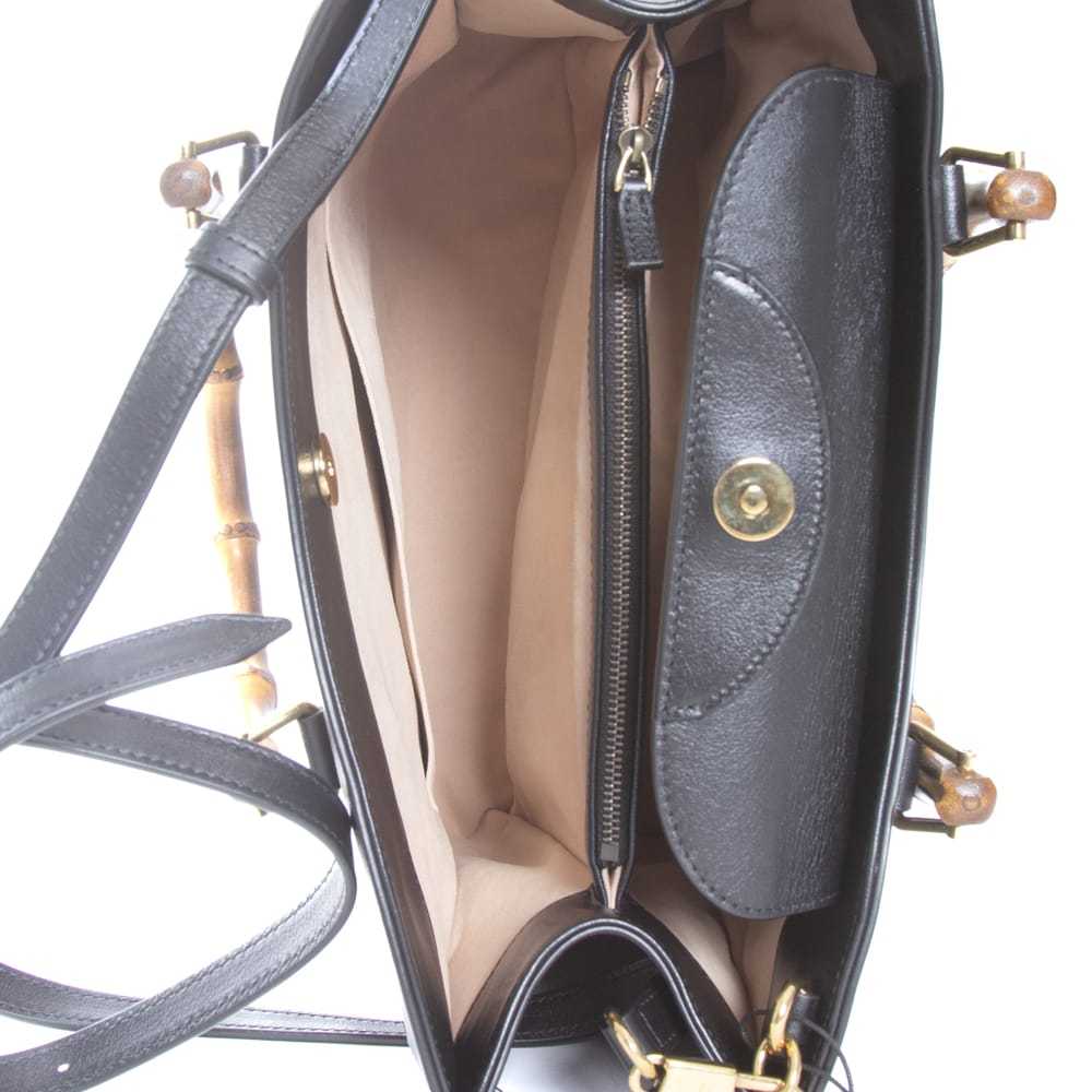 Gucci Diana Bamboo leather handbag - image 6