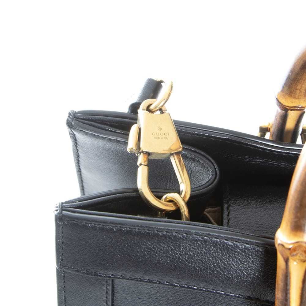 Gucci Diana Bamboo leather handbag - image 8