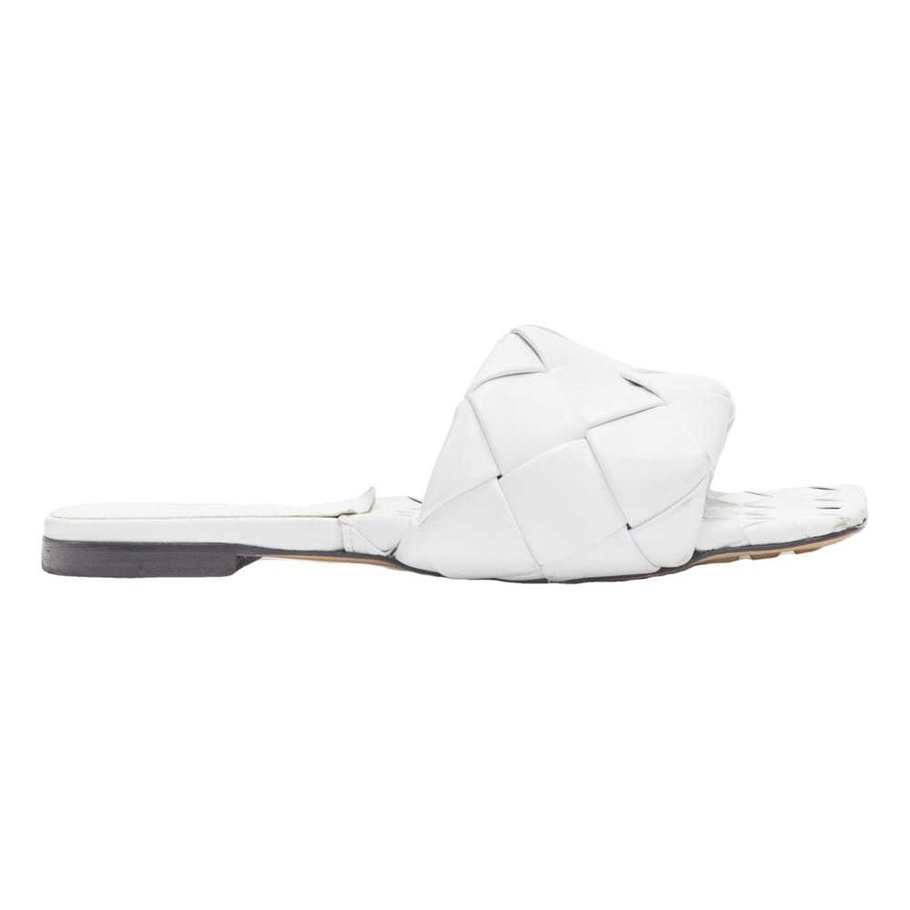 Bottega Veneta Lido leather flip flops - image 1