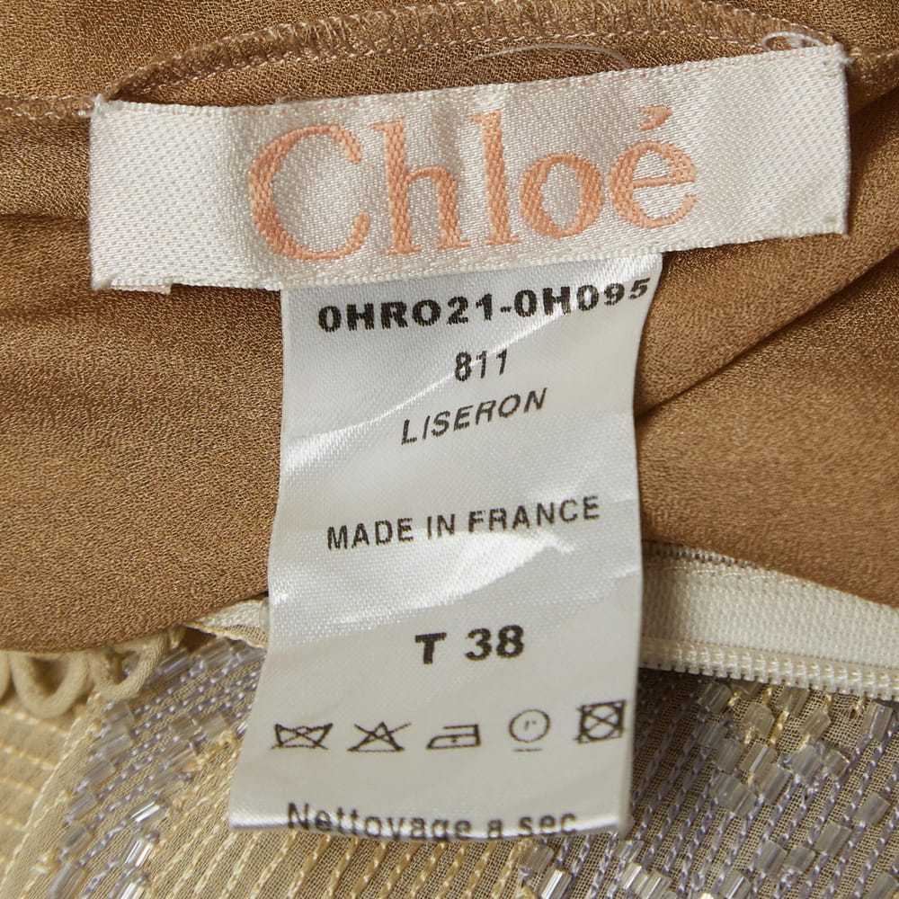 Chloé Silk dress - image 4