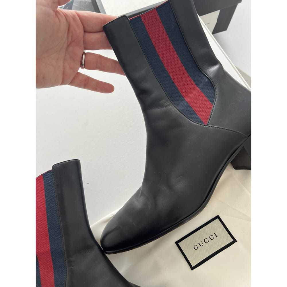 Gucci Leather riding boots - image 6