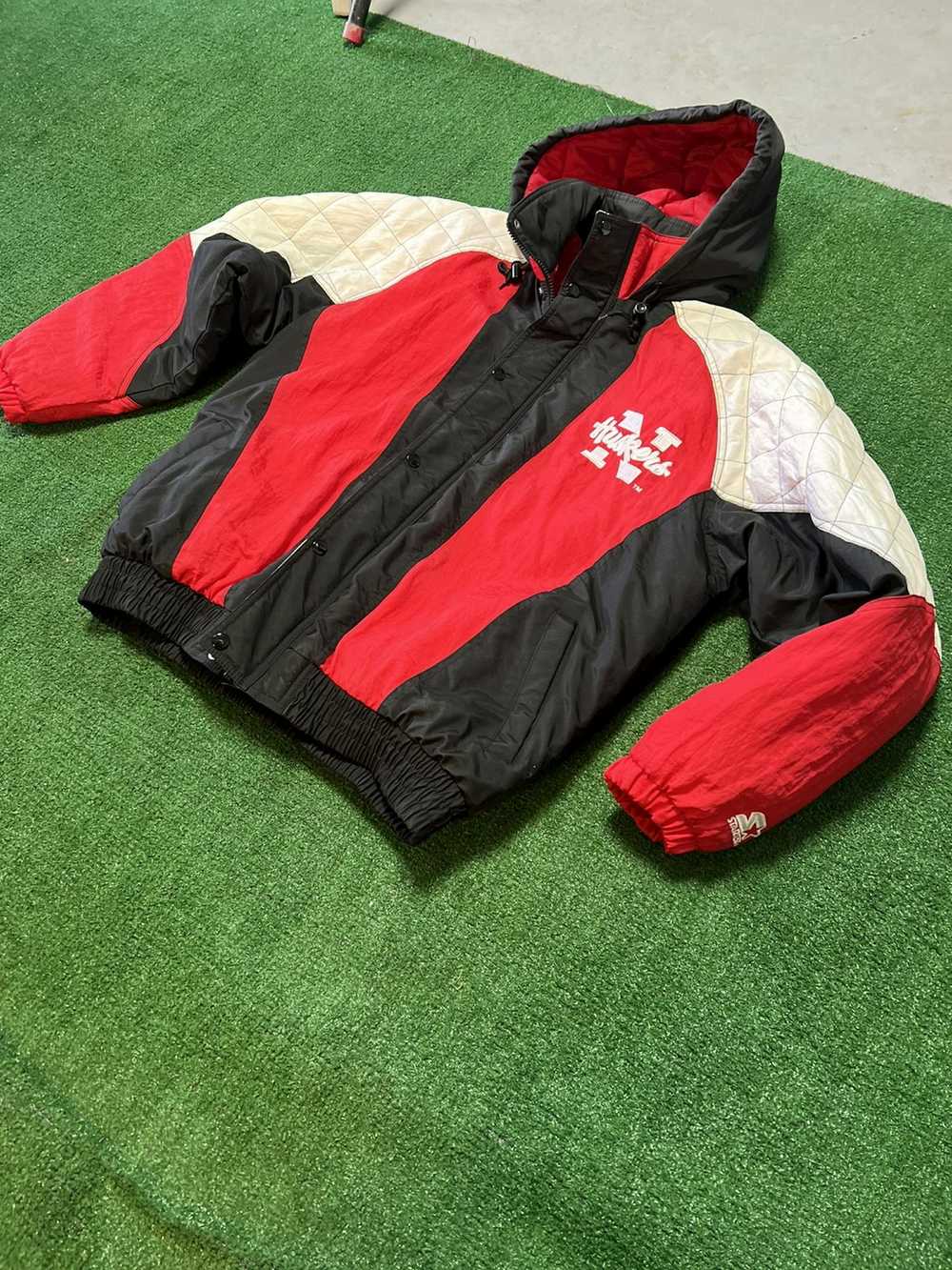 Nebraska × Starter Rare: Quilted zip up “NEBRASKA… - image 1