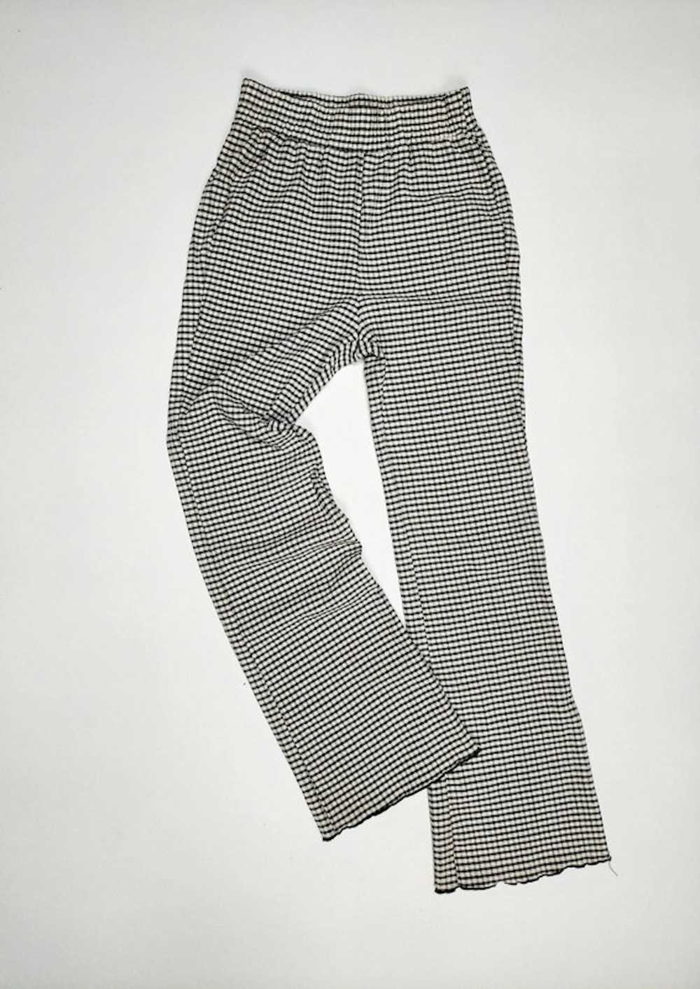 Vintage Black and white checkered trousers Urban … - image 1