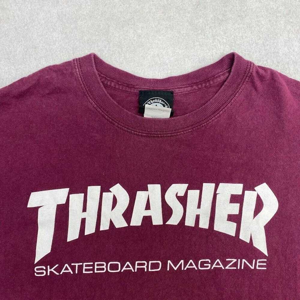 Thrasher Thrasher Magazine Skateboarding Tee Vint… - image 9