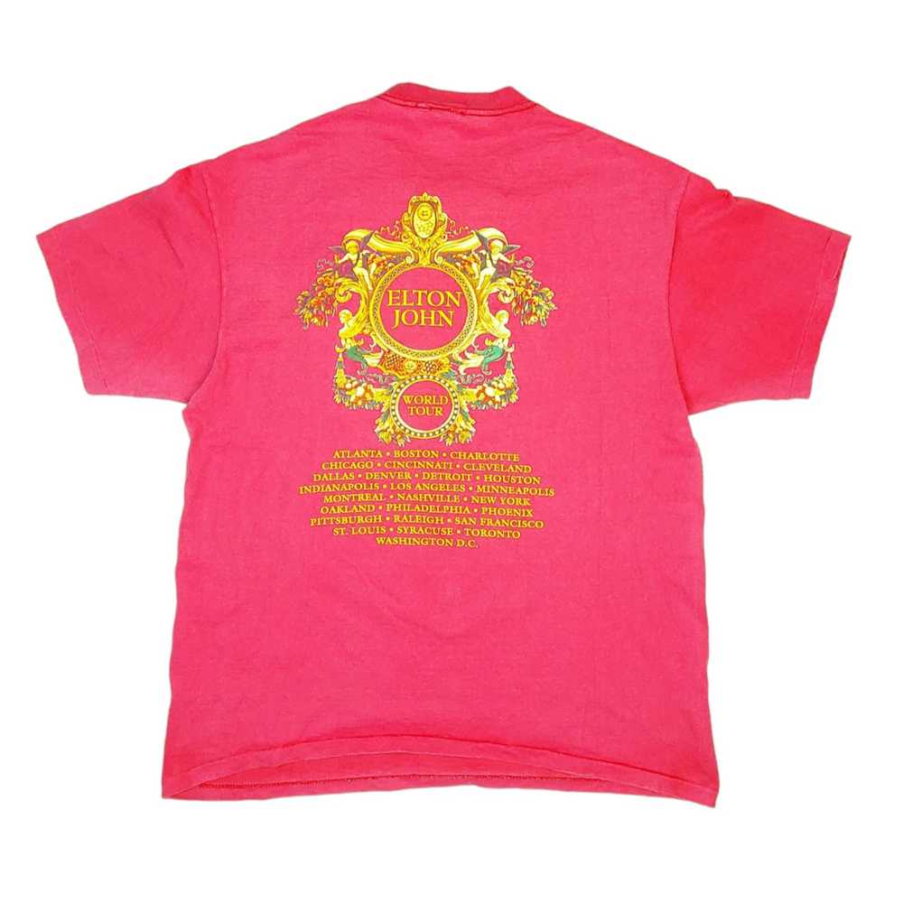 Tour Tee × Versace × Vintage Vintage 90s Elton Jo… - image 3