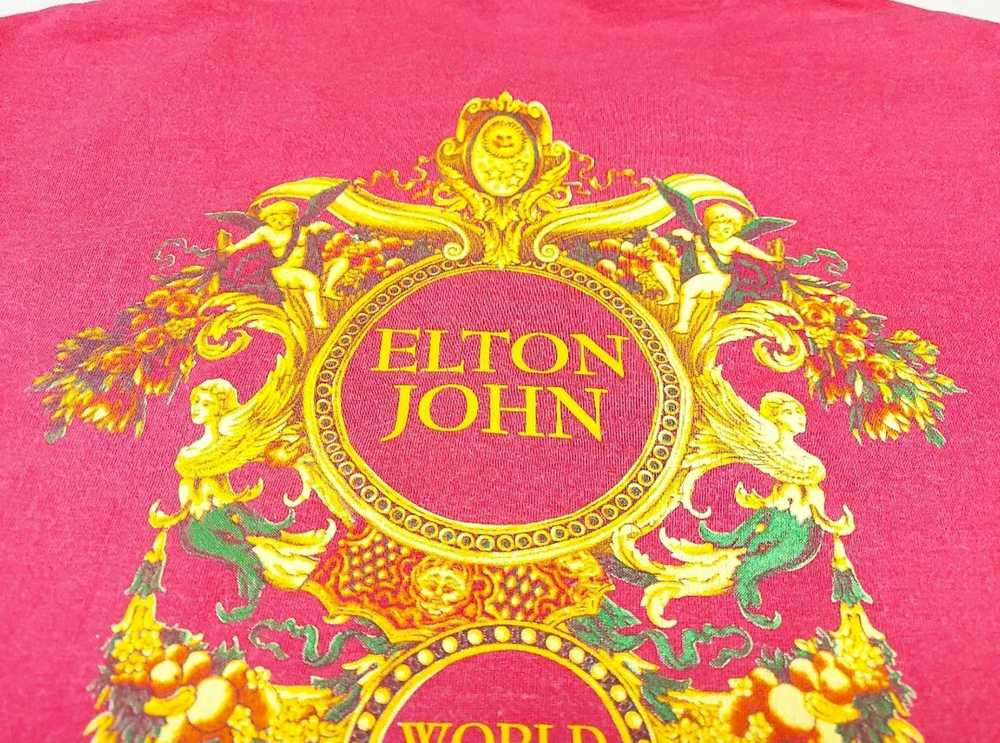 Tour Tee × Versace × Vintage Vintage 90s Elton Jo… - image 8