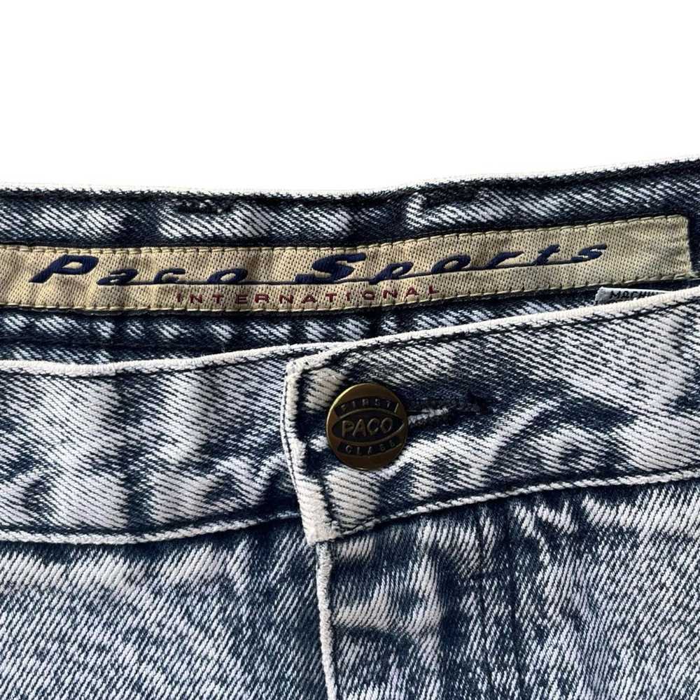 Vintage Paco Sports Denim Stonewash Baggy Jeans S… - image 2