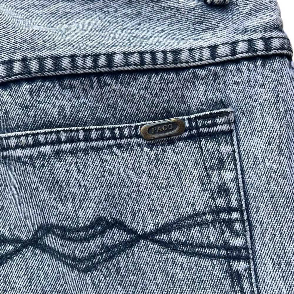 Vintage Paco Sports Denim Stonewash Baggy Jeans S… - image 7