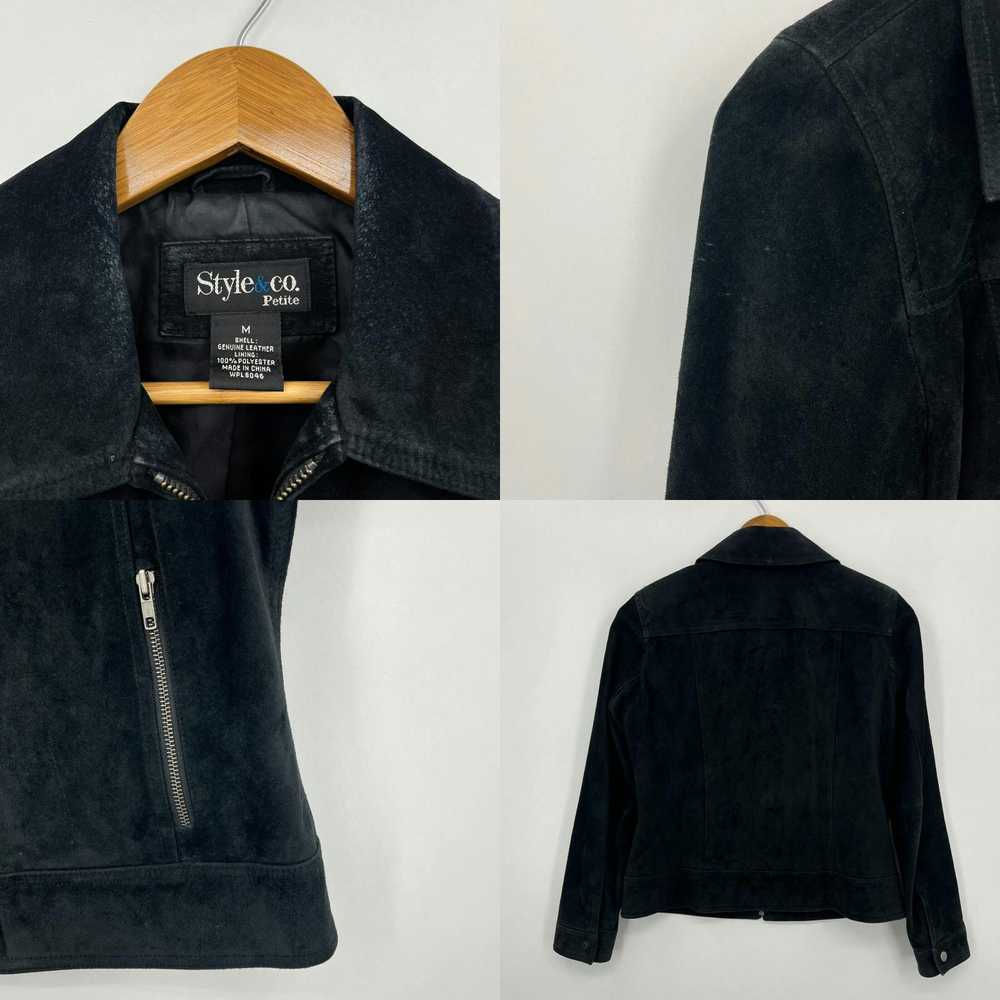 Vintage Style&Co Genuine Suede Leather Jacket Wom… - image 4