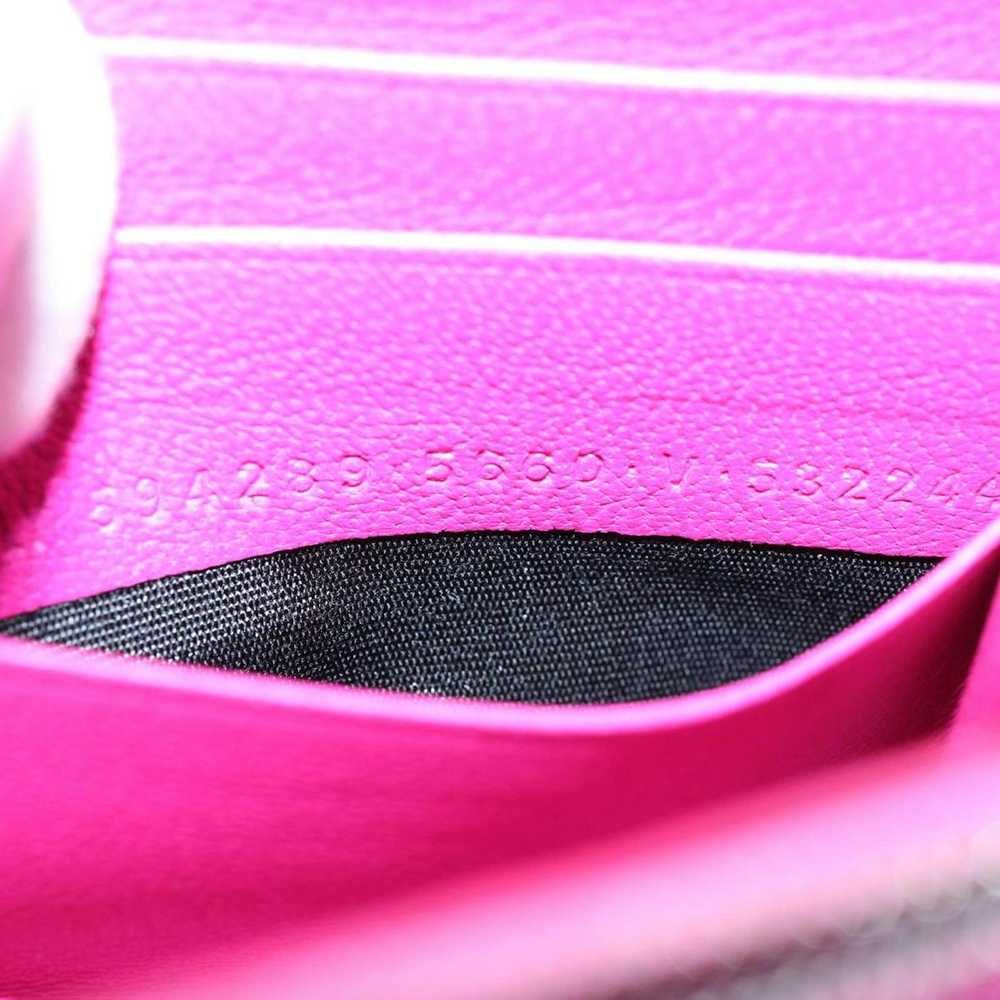 Balenciaga BALENCIAGA Long Wallet Leather Pink 59… - image 11