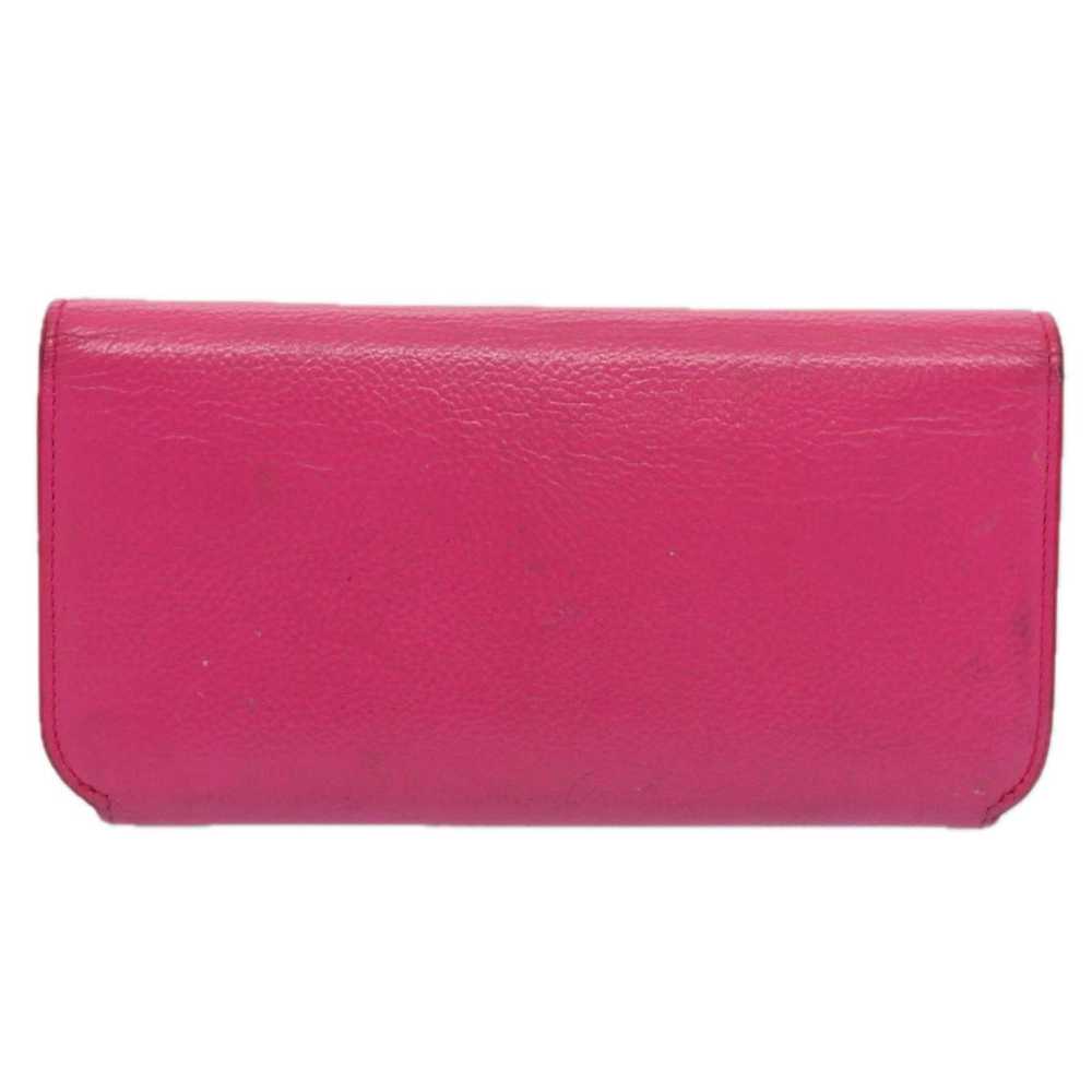 Balenciaga BALENCIAGA Long Wallet Leather Pink 59… - image 2