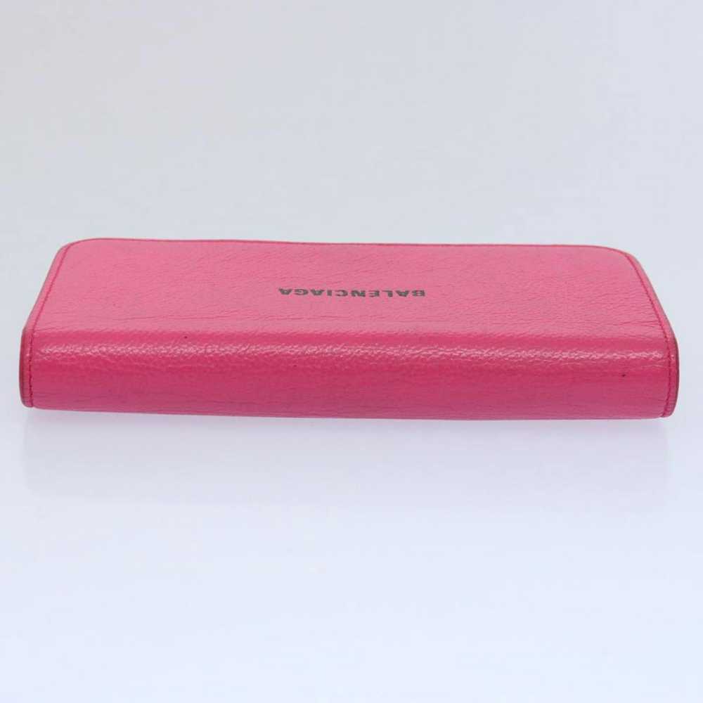 Balenciaga BALENCIAGA Long Wallet Leather Pink 59… - image 5