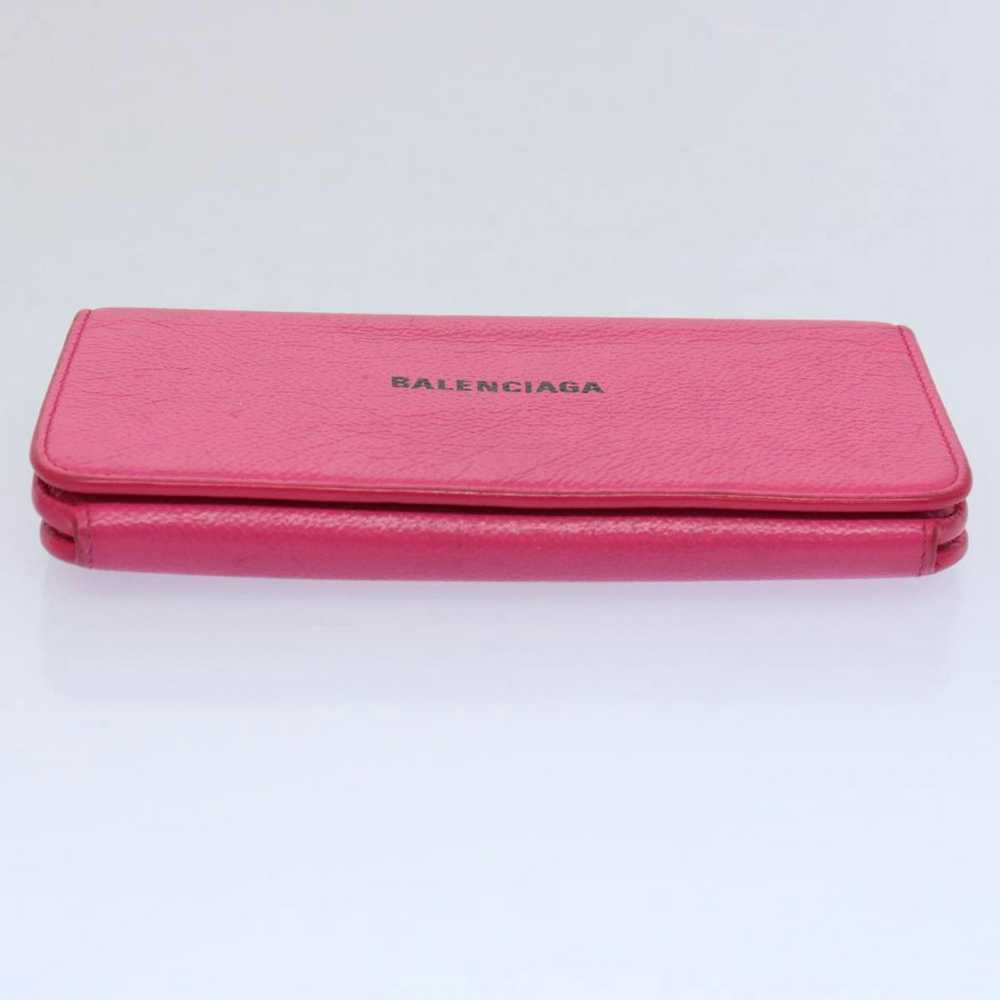Balenciaga BALENCIAGA Long Wallet Leather Pink 59… - image 6