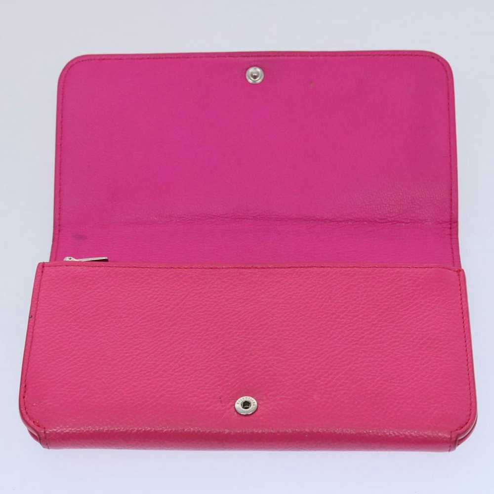 Balenciaga BALENCIAGA Long Wallet Leather Pink 59… - image 8