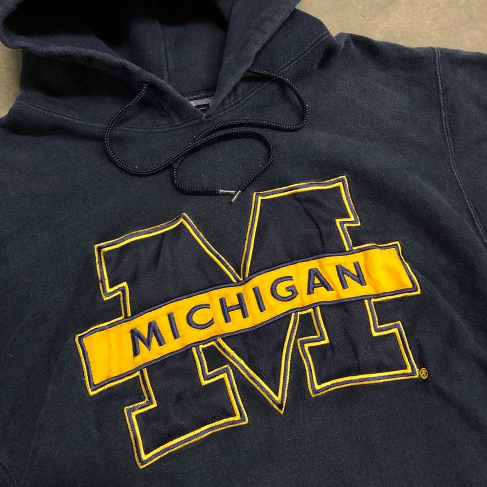 Vintage Y2K University Of Michigan Reverse Weave … - image 3