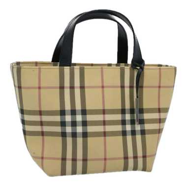 Burberry BURBERRY Nova Check Hand Bag Coated Canv… - image 1