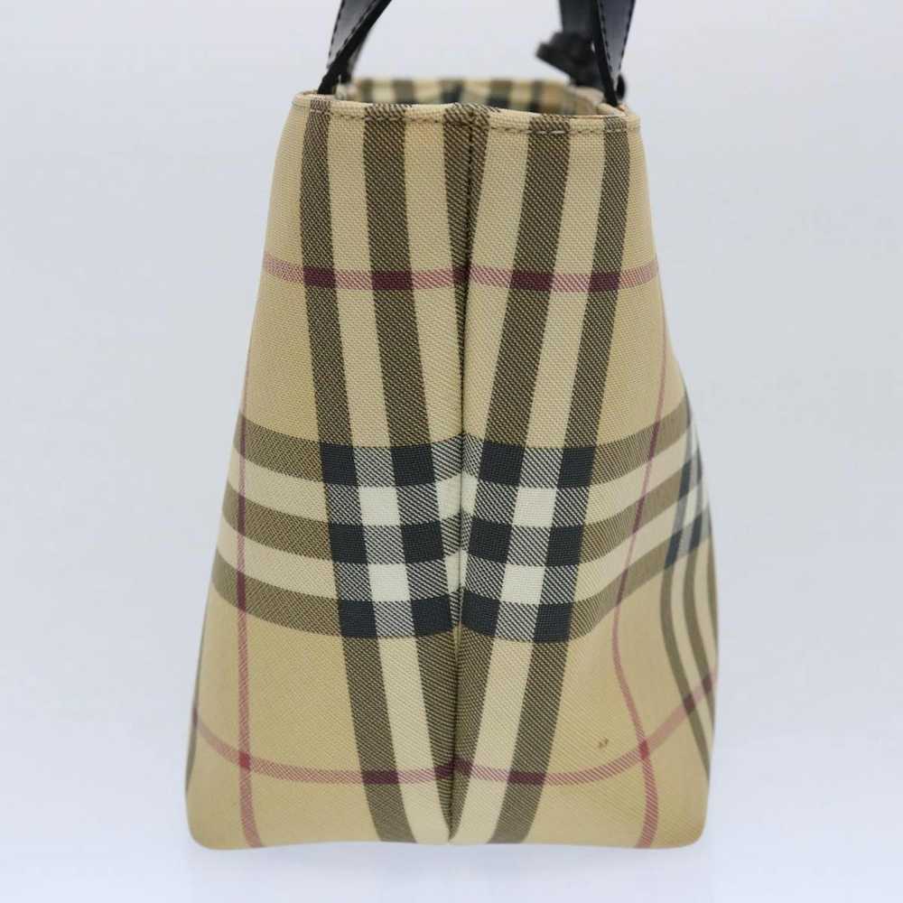 Burberry BURBERRY Nova Check Hand Bag Coated Canv… - image 3