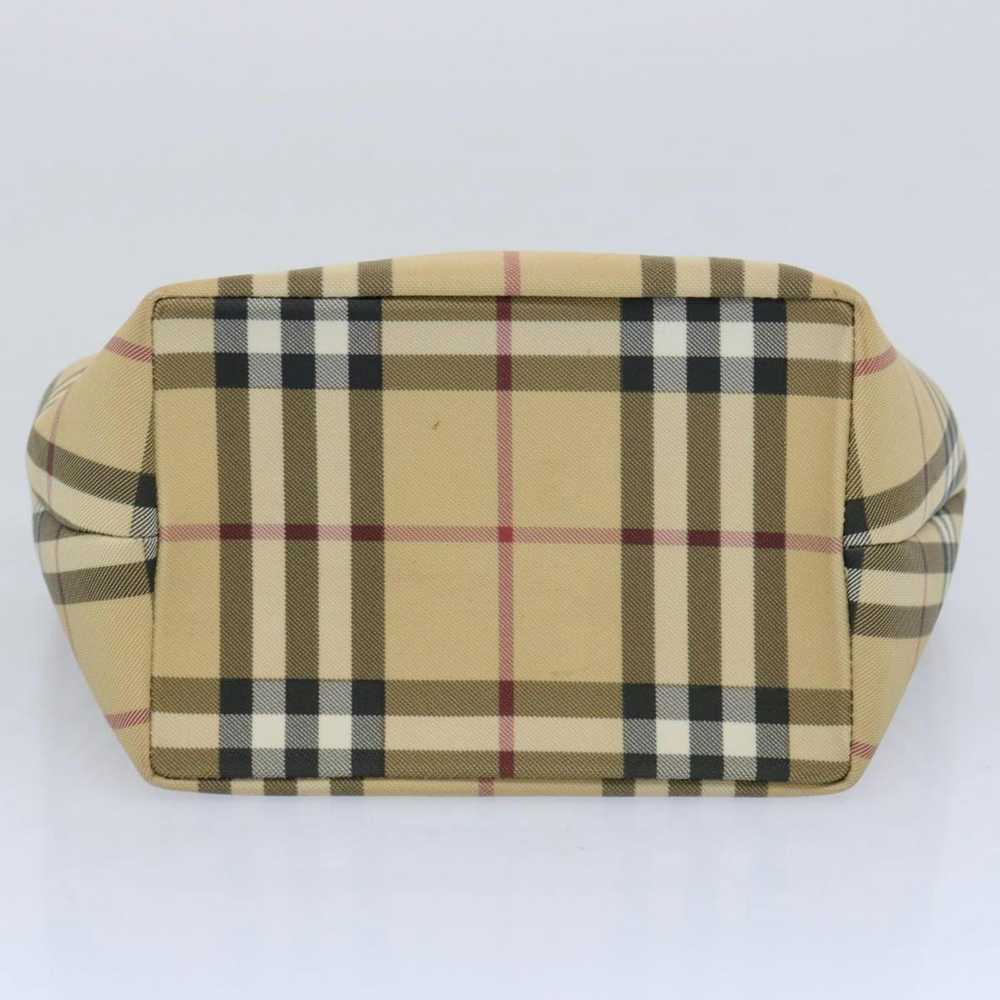 Burberry BURBERRY Nova Check Hand Bag Coated Canv… - image 5