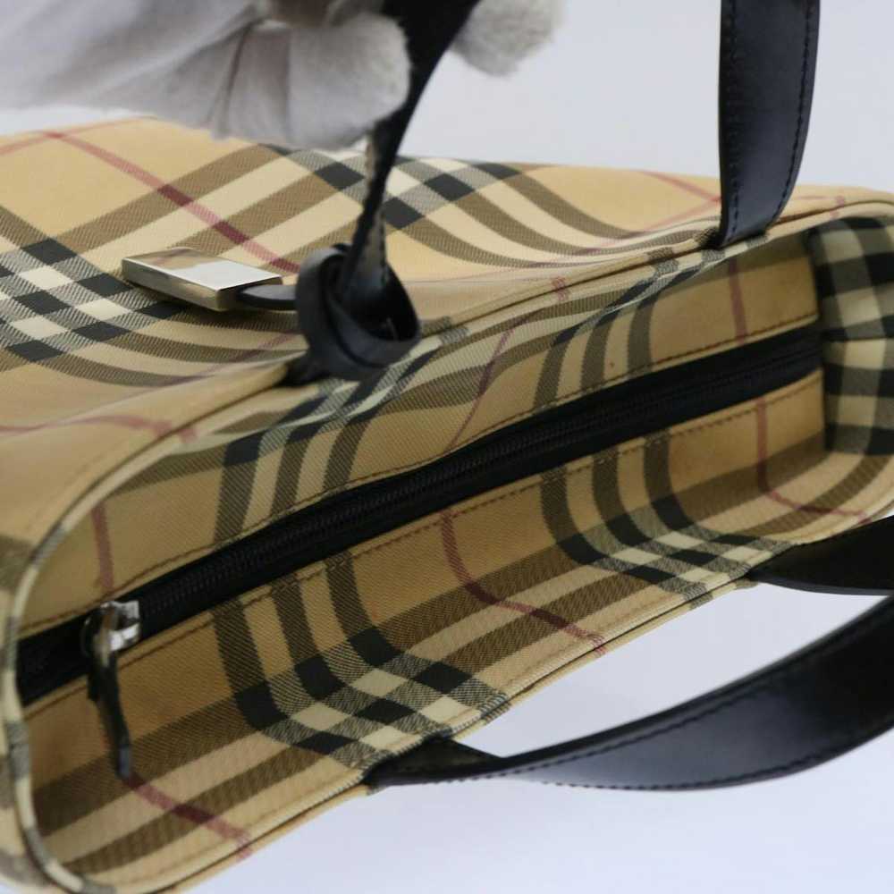 Burberry BURBERRY Nova Check Hand Bag Coated Canv… - image 6