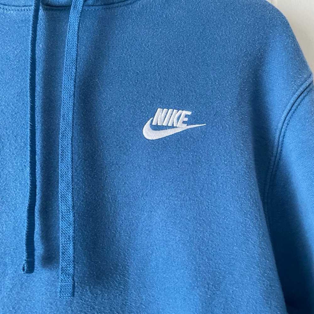 Vintage Nike Logo Blue Sweatshirt Size Medium - image 3
