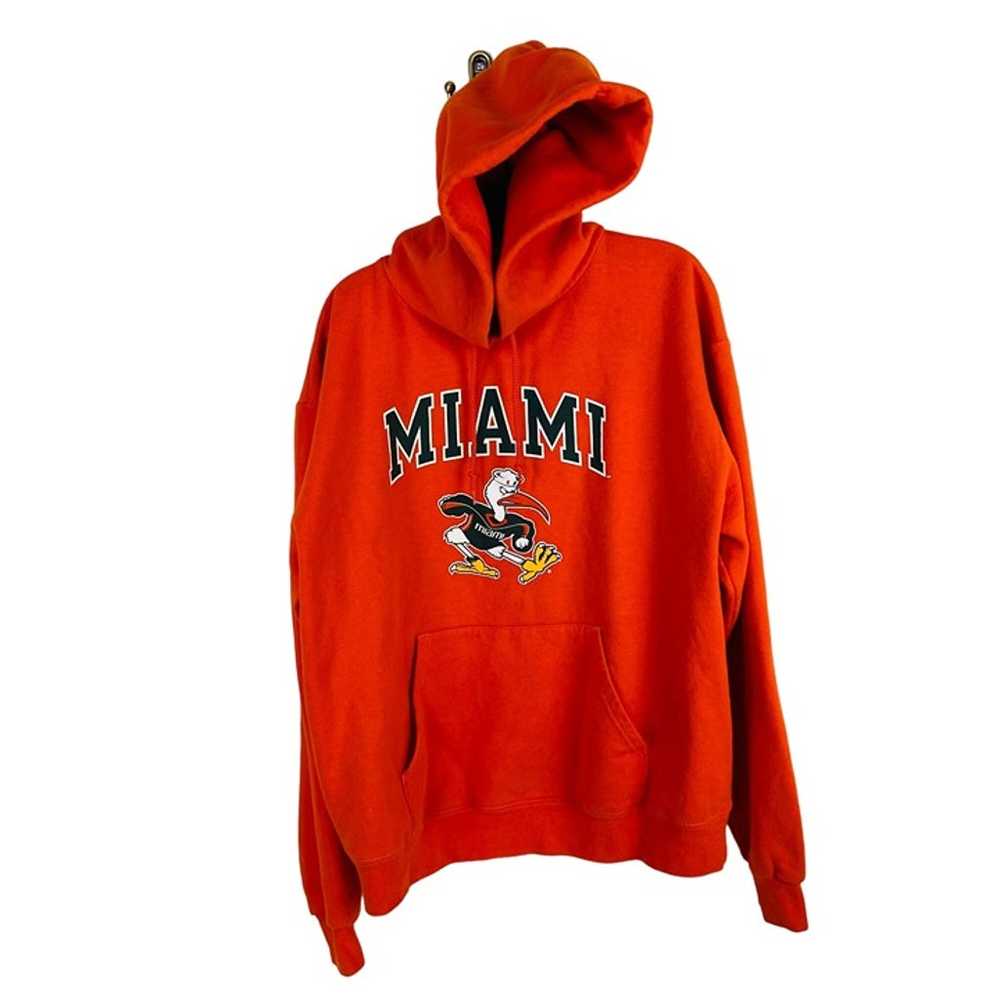 Miami University Hoodie Vintage Y2K Large Orange … - image 1