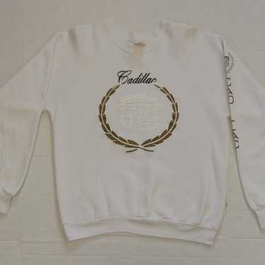 Vtg 1990's Cadillac Emblem Sweatshirt Fruit Of Th… - image 1