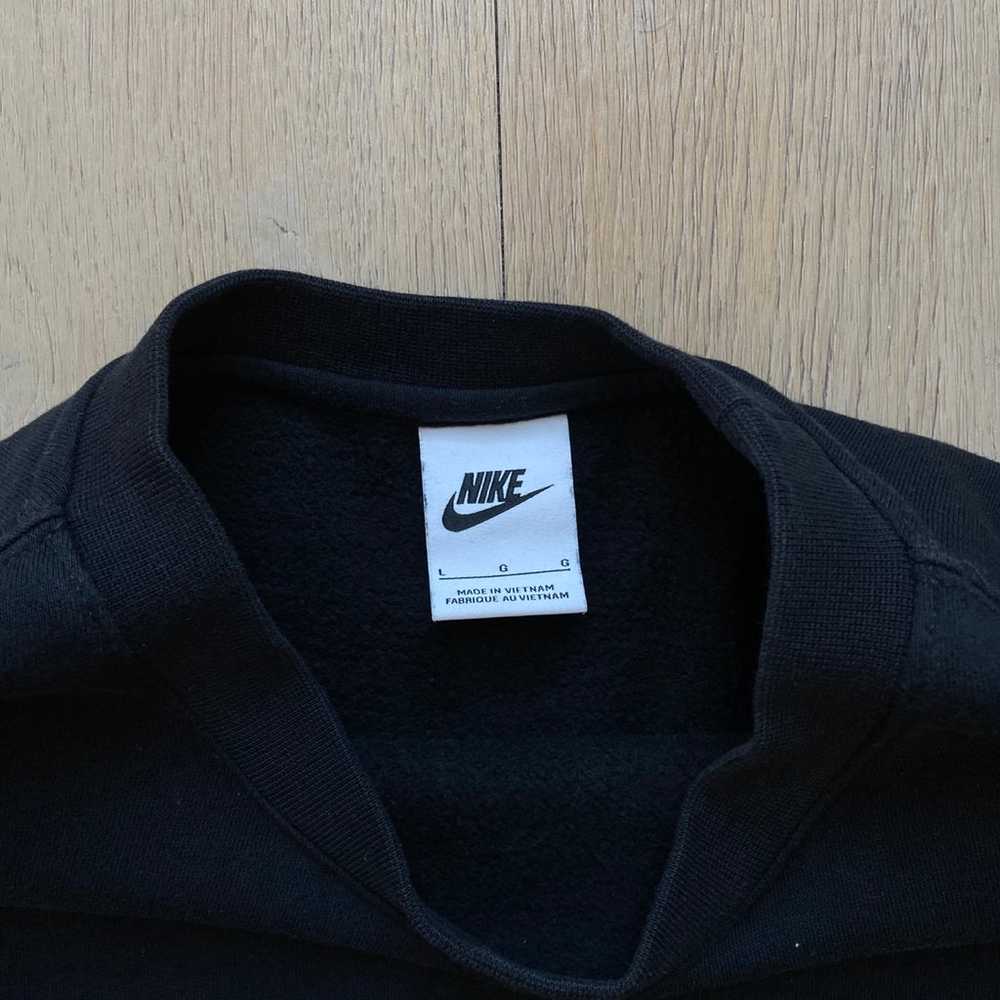 Men’s Vintage Black Nike Single Swoosh Fleece Cre… - image 2